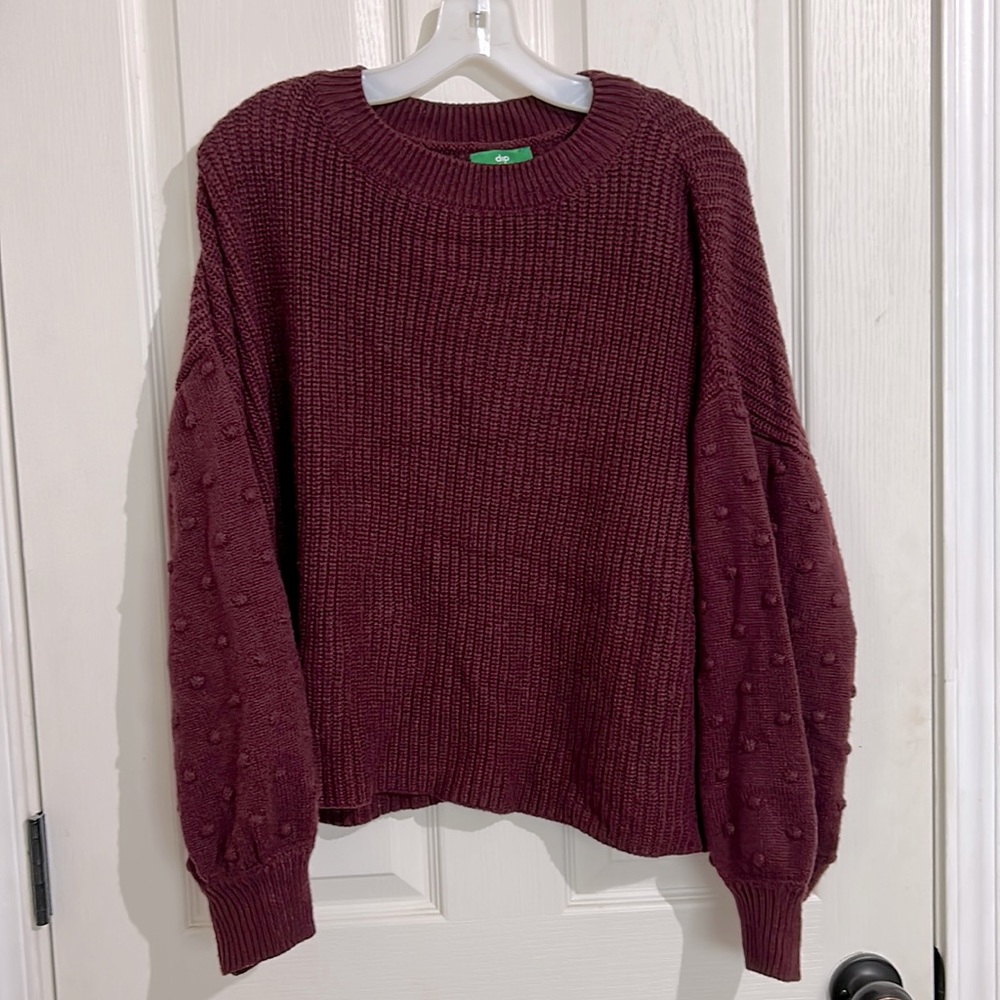 Dip Bubble Sleeve sweater size XL